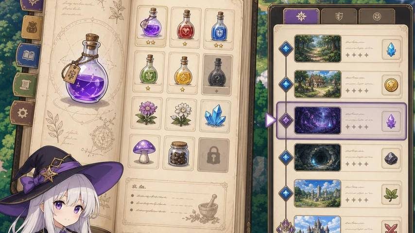 魔女秘药 中文语音 演示图 1