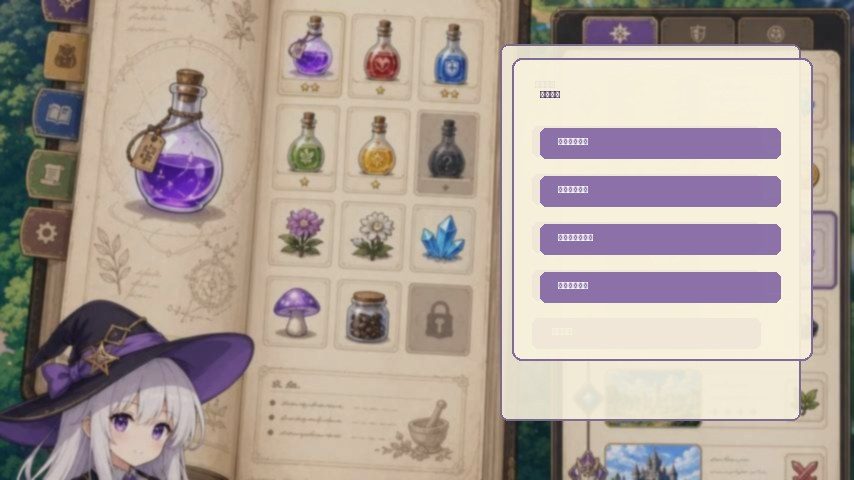 魔女秘药 角色养成 资料图 5