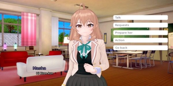 与阿尔雅一起生活 Living With Alya 版 校园视觉小说 玩法截图 8
